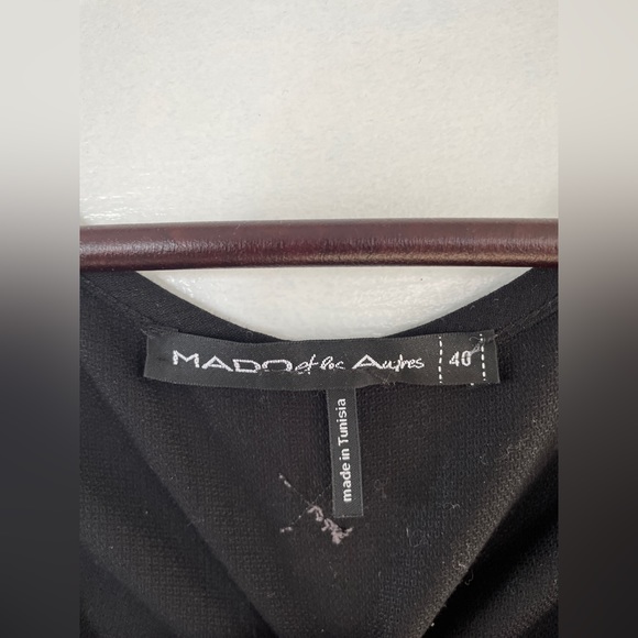 3/25 Grey/Black MADO et les Autres Flowy Boho Style Bubble Dress with Pockets - Picture 3 of 11